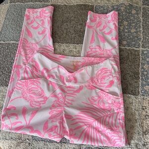 Lilly Pulitzer Pink Floral Leggings